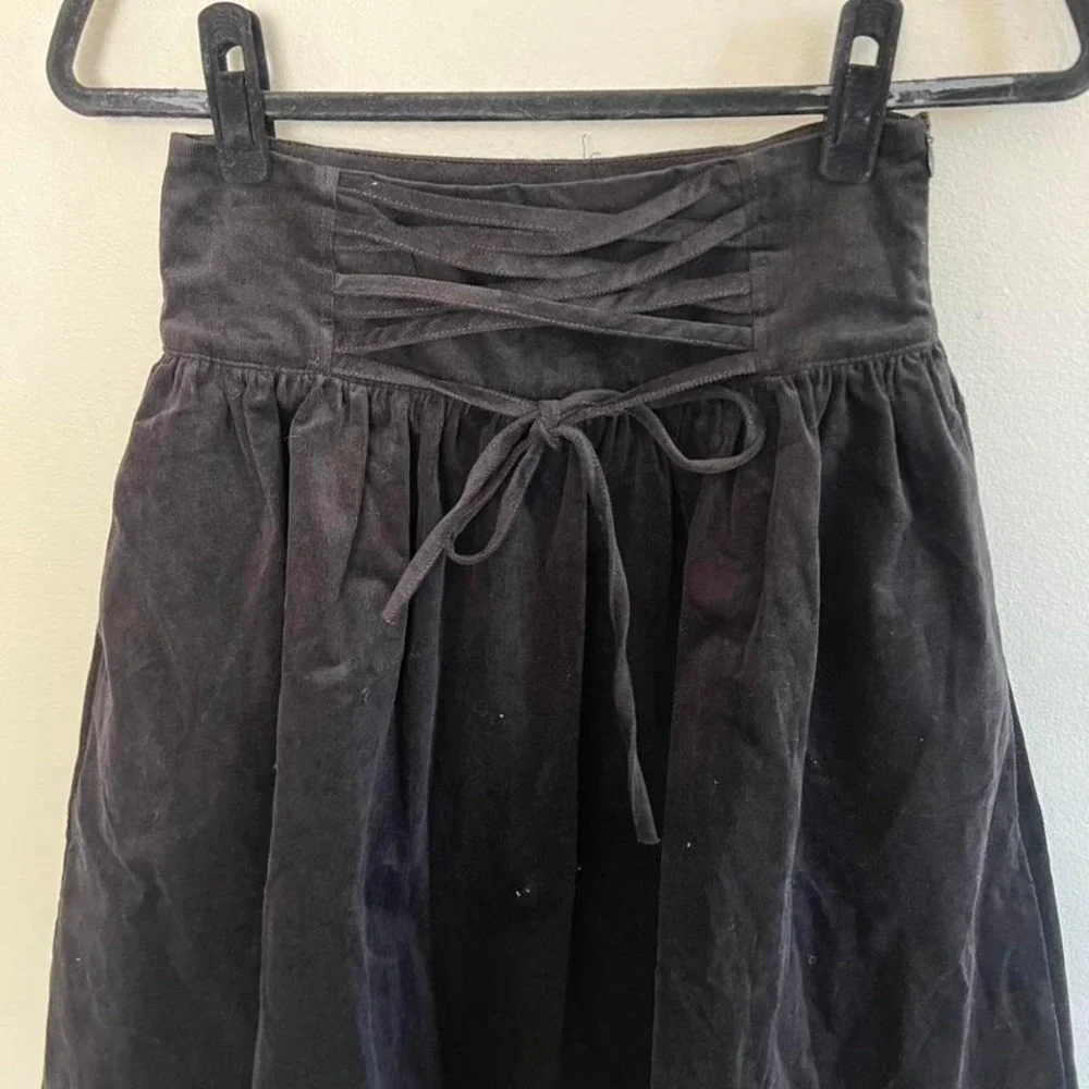 Killstar‎ violets ballad midi cirlcle skirt corset detail xl